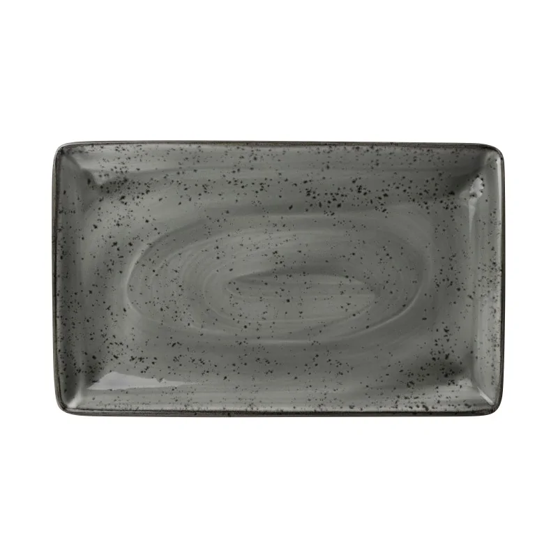 Steelite Performance Urban Smoke Tray Rectangle 10 5/8'' x 6 1/2'' Urban Smoke - Pack of 6 Steelite Performance Urban Smoke Tray Rectangle 10 5/8'' x 6 1/2'' Urban Smoke - Pack of 6