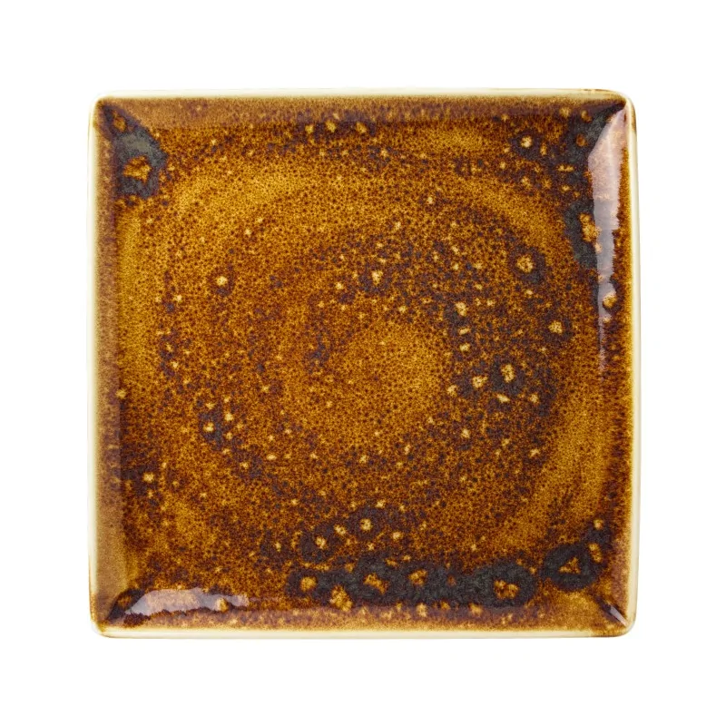 Steelite Performance Vesuvius Amber Tray Square 10 1/2'' Vesuvius Amber - Pack of 6 Steelite Performance Vesuvius Amber Tray Square 10 1/2'' Vesuvius Amber - Pack of 6