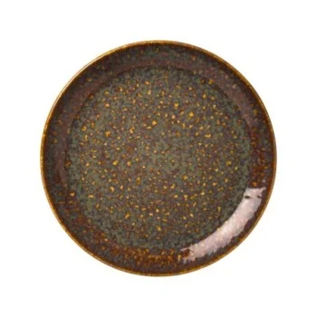 Steelite Performance Vesuvius Amber Plate Coupe 8'' Vesuvius Amber - Pack of 12