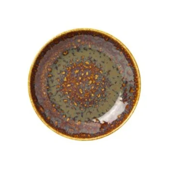 Steelite Performance Vesuvius Amber Bowl Coupe 10'' x 1 3/4'' (1 3/8 Qt) Vesuvius Amber - Pack of 12