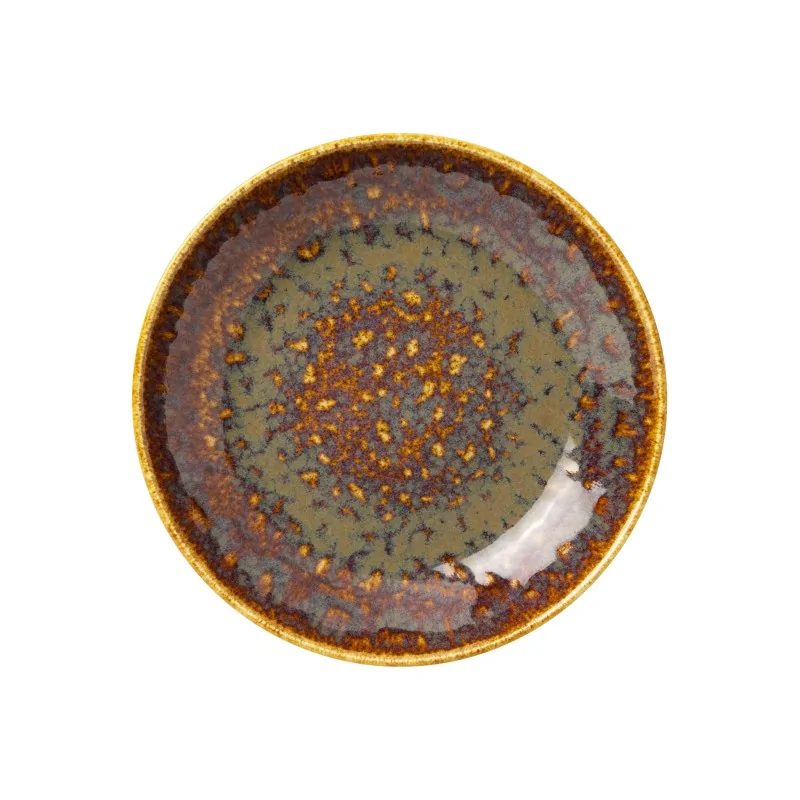 Steelite Performance Vesuvius Amber Bowl Coupe 10'' x 1 3/4'' (1 3/8 Qt) Vesuvius Amber - Pack of 12 Steelite Performance Vesuvius Amber Bowl Coupe 10'' x 1 3/4'' (1 3/8 Qt) Vesuvius Amber - Pack of 12