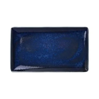 Steelite Performance Vesuvius Lapis Tray Rectangle 13'' x 7 1/2'' Vesuvius Lapis - Pack of 6