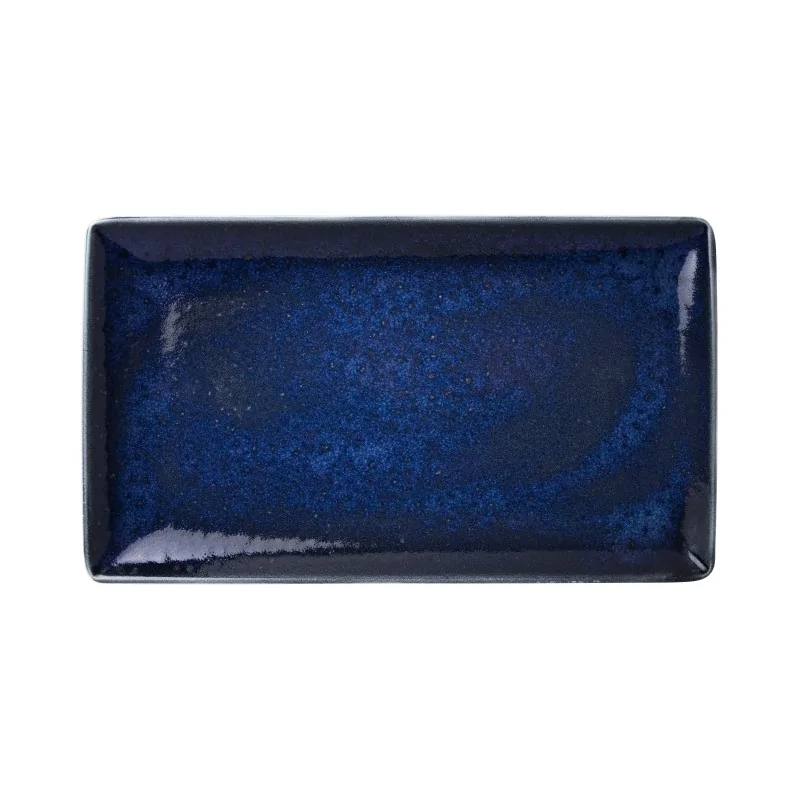 Steelite Performance Vesuvius Lapis Tray Rectangle 13'' x 7 1/2'' Vesuvius Lapis - Pack of 6