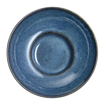 Rene Ozorio - Wabi Sabi Wabi Sabi Indig Coupe Bowl Rimmed 9 5/8'' x 2 5/8'' (Well 1 5/8 Qt) Wabi Sabi Indigo - Pack of 6
