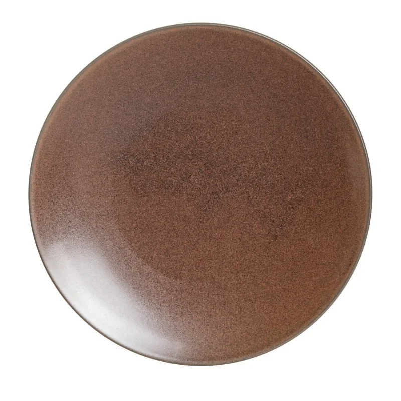 Rene Ozorio - Wabi Sabi Wabi Sabi Sienn Coupe Plate 11 1/4'' Wabi Sabi Sienna - Pack of 6