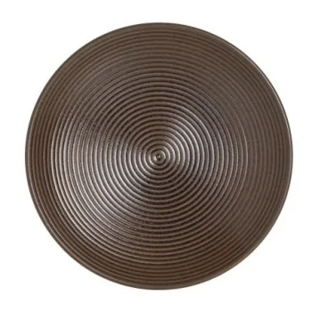 Rene Ozorio - Wabi Sabi Wabi Sabi Sienn Deep Coupe Plate Embossed 6 1/4'' x 1 1/4'' Wabi Sabi Sienna - Pack of 12