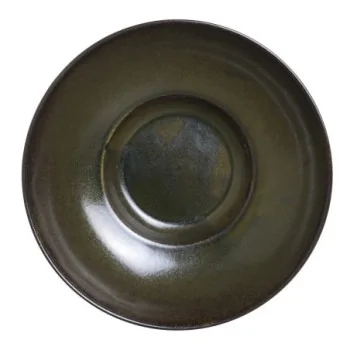 Rene Ozorio - Wabi Sabi Wabi Sabi Slate Coupe Bowl Rimmed 6 1/2'' x 2'' (Well 1 1/4 Oz) Wabi Sabi Slate - Pack of 12