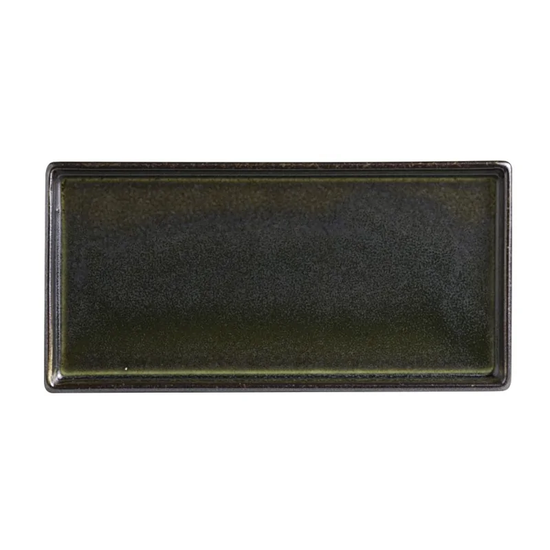 Rene Ozorio - Wabi Sabi Wabi Sabi Slate Tray Rectangle 6 1/4'' x 3'' Wani Sabi Slate - Pack of 24