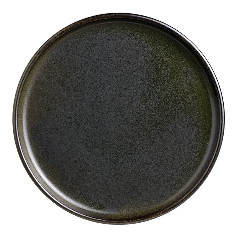 Rene Ozorio - Wabi Sabi Wabi Sabi Slate Tray Round 6'' Wabi Sabi Slate - Pack of 12