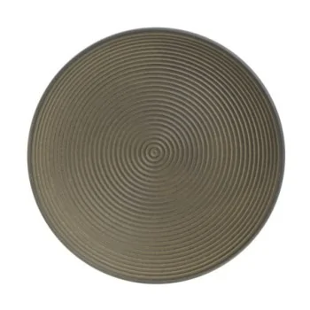 Rene Ozorio - Wabi Sabi Wabi Sabi Wheat Deep Coupe Plate Embossed 6 1/4'' x 1 1/4'' Wabi Sabi Wheat - Pack of 12