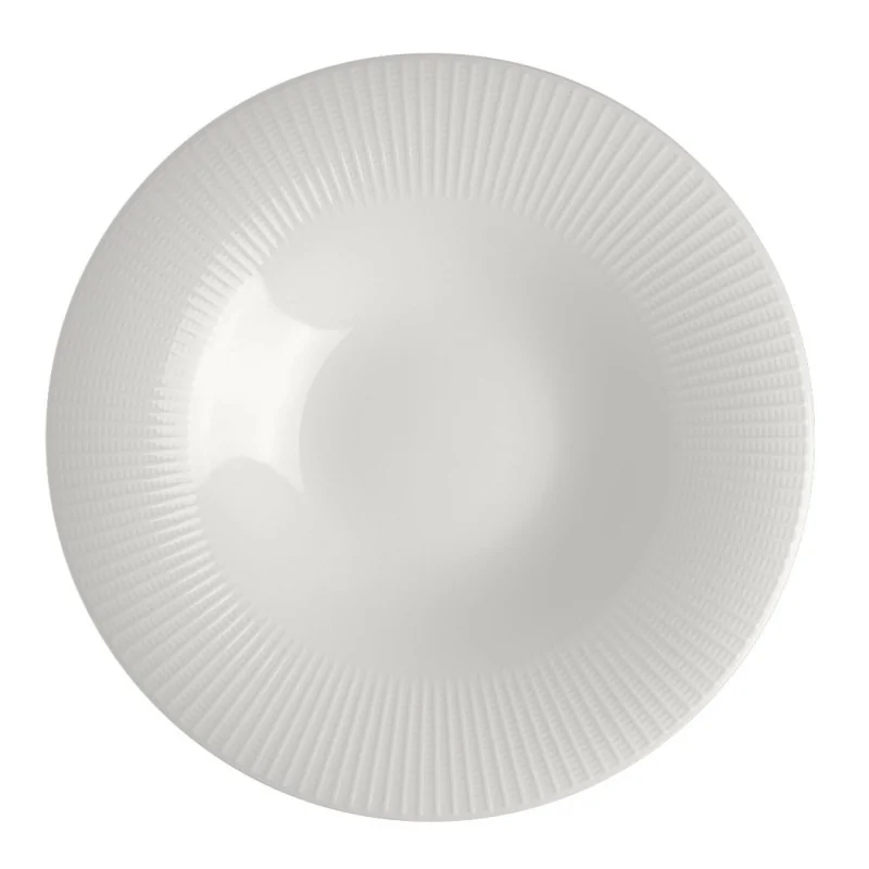 Steelite Distinction Willow Gourmet Rim Coupe Bowl 11 1/4'' x 1 3/4'' (10 Oz) Willow - Pack of 6