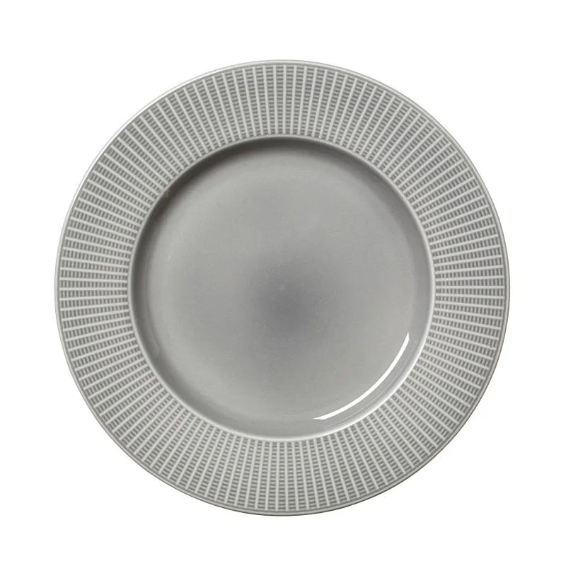 Steelite Distinction Willow Mist Gourmet Banquet Rim Plate 11 1/4'' (7 1/2'' Well) Willow Mist - Pack of 6 Steelite Distinction Willow Mist Gourmet Banquet Rim Plate 11 1/4'' (7 1/2'' Well) Willow Mist - Pack of 6