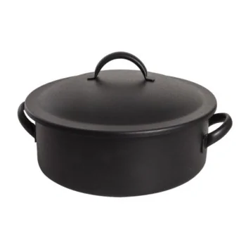 DW Haber Homestyle Induc Chafer Homestyle Induction/Grill (2 Qt) Round W/ Cookware Handles And Cover Black