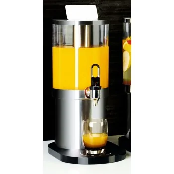 Degrenne 231303 Degrenne Evento Juice Dispenser 4L - Black Stand - ...