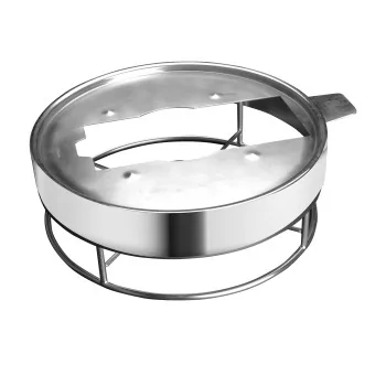 Degrenne 203005 Degrenne Evento Chafing Stand Stainless Steel, Mirr...