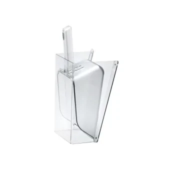 Cal-Mil Polycarbonate Wall Mount Scoop Guard With Scoop - 64oz