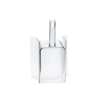 Cal-Mil Polycarbonate Wall Mount Scoop Guard With Scoop - 32oz