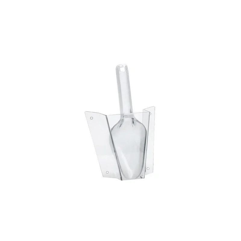 Cal-Mil Polycarbonate Wall Mount Scoop Guard With Scoop - 6oz