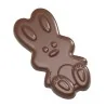 Polycarbonate Bunny Chocolate Tablet mold - 140 mm x 71 mm x 13 mm - 80 gr - 2 Cavity