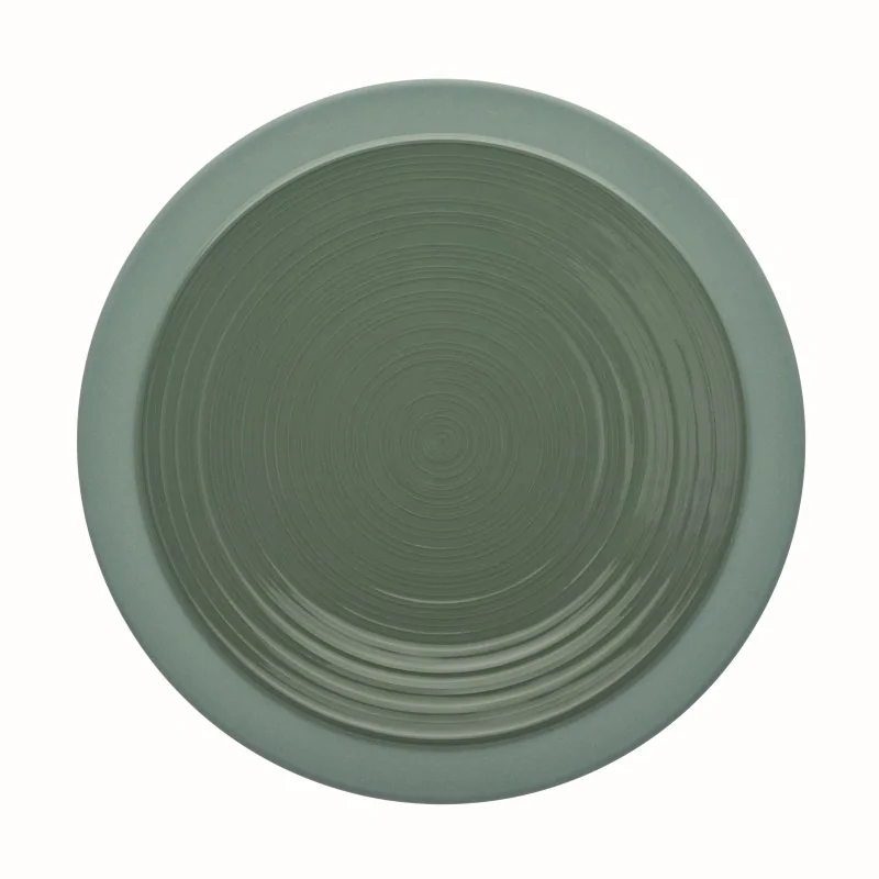 Degrenne 230951 Degrenne Bahia Argile Verte Round Dinner Plate 26 c...