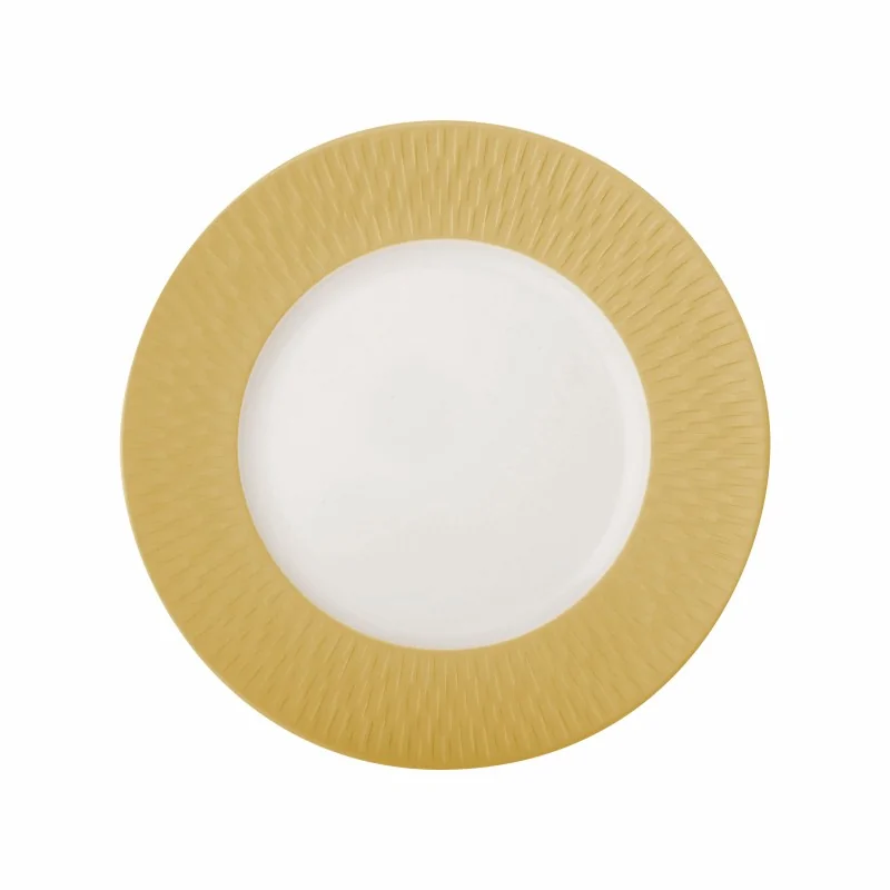 Degrenne 225195 Degrenne Boreal Satin Gold Round Dessert Plate 22.5... Degrenne 225195 Degrenne Boreal Satin Gold Round Dessert Plate 22.5...