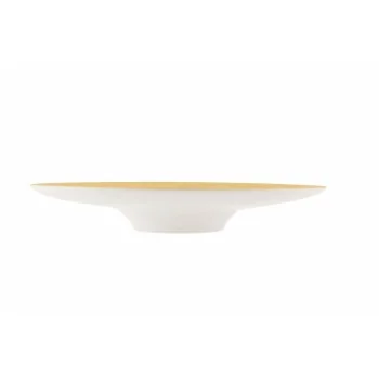 Degrenne 225197 Degrenne Boreal Satin Gold Oval Gourmet Plate 30 x ...