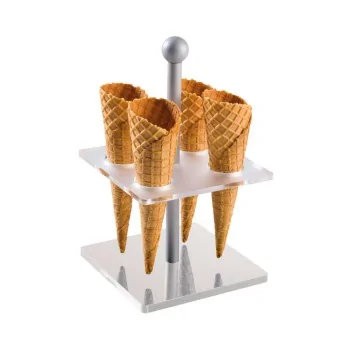 Counter Cone Holder - Holds 4 Cones - Satin Color