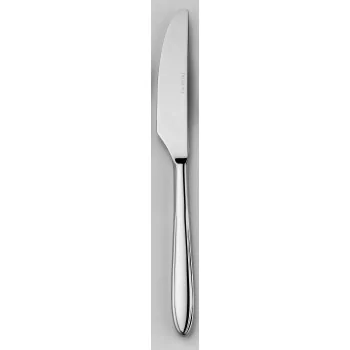 Degrenne Norway Stainless Steel Table Knife Solid Handle Serrated 230 mm - 9 ''1/16 - Pack of 12