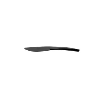 Degrenne Xy Black Miroir Stainless Steel Dessert Knife Solid Handle 206 mm - 8 ''1/8 - Pack of 12