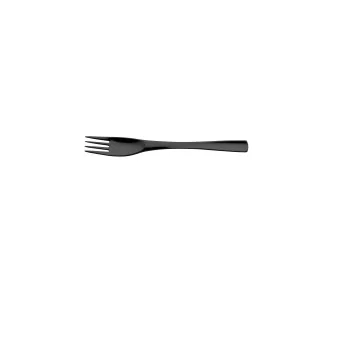 Degrenne Xy Black Miroir Stainless Steel Dessert Fork 186 mm - 7 ''5/16 - Pack of 12