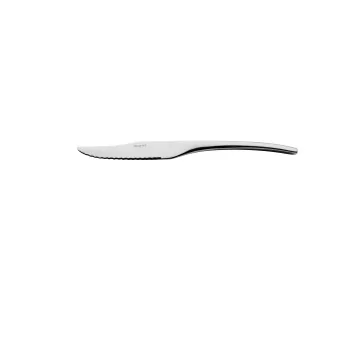 Degrenne Gourmet Stainless Steel Steak Knife Solid Handle Serrated 235 mm - 9 ''1/4 - Pack of 12