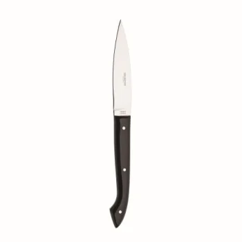 Degrenne Capucin Stainless Steel Capucin Steak Knife Black 226 mm - 8 ''7/8 - Pack of 6