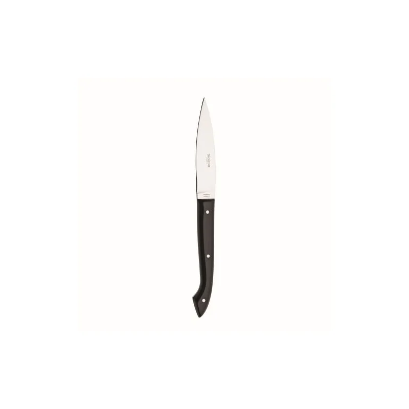 Degrenne Capucin Stainless Steel Capucin Steak Knife Black 226 mm - 8 ''7/8 - Pack of 6