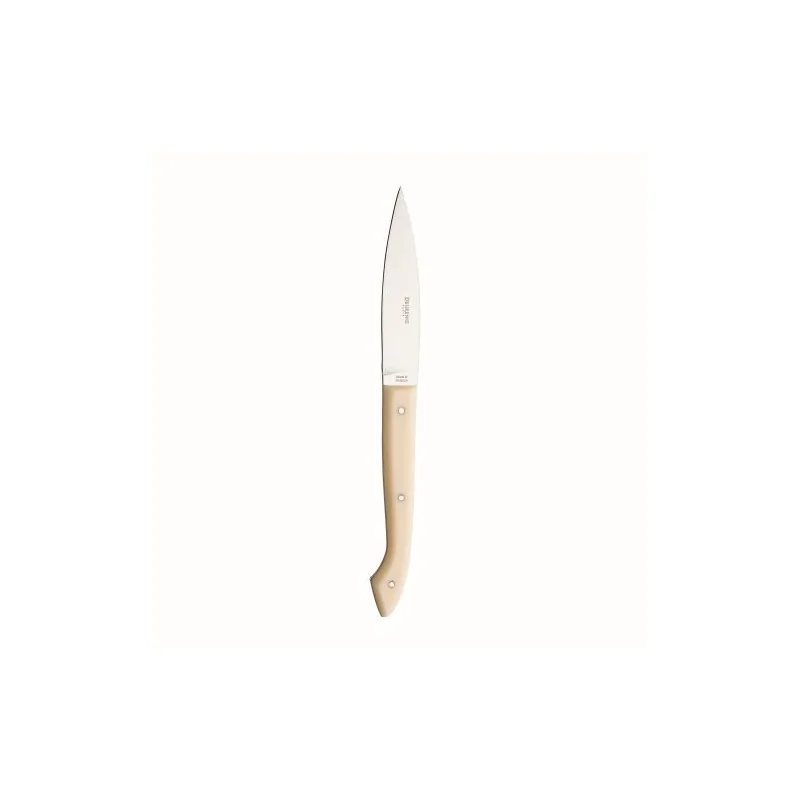Degrenne Capucin Stainless Steel Capucin Steak Knife Ivory Color 226 mm - 8 ''7/8 - Pack of 6