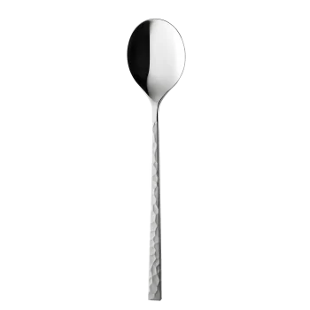 Degrenne Fuse Martele Stainless Steel Serving Spoon 260 mm - 10 ''1/4 - Pack of 1