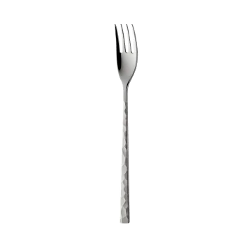Degrenne Fuse Martele Stainless Steel Dessert Fork 191 mm - 7 ''1/2 - Pack of 12