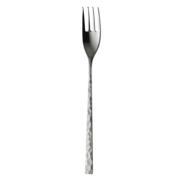 Degrenne Fuse Martele Stainless Steel Table Fork 215 mm - 8''7/16 - Pack of 12