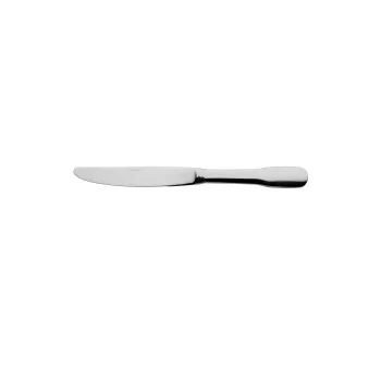 Degrenne Lutece Stainless Steel Table Knife Heavy Solid Handle Serrated 248 mm - 9 ''3/4 - Pack of 12