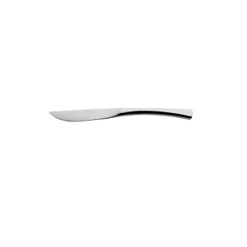 Degrenne Solstice Stainless Steel Table Knife Solid Handle Serrated N°2 230 mm - 9 ''1/16 - Pack of 12