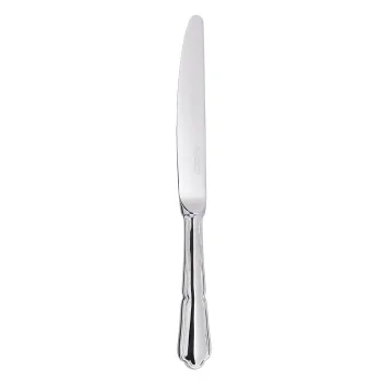 Degrenne Contour Stainless Steel Table Knife Hollow Handle Serrated 250 mm - 9 ''13/16 - Pack of 12