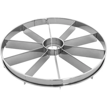 Stainless Steel Cake Cutting Divider - 10 Slices - 330mm diameter x h 45 mm