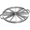 Stainless Steel Double-Sided Cake Cutting Divider with 2 Side Handles - 8/12 Slices - 330mm diameter x h 55 mm
