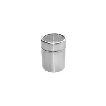 Stainless Steel Sugar Dispenser Shaker - Ø 56 mm x h 76 mm - 0.8 mm mesh - 0.15 L vol