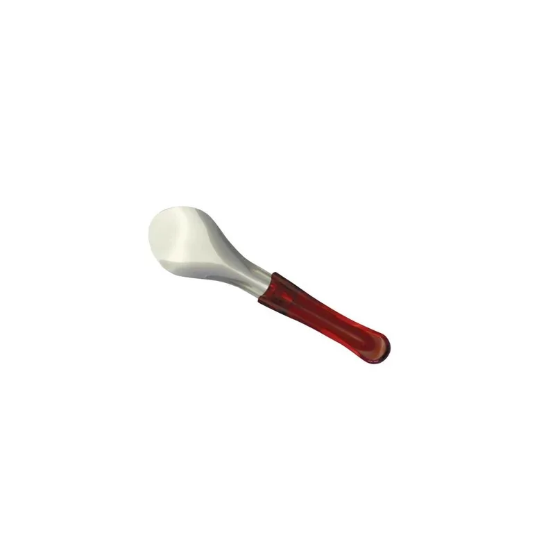 Stainless Steel Gelato Ice Cream Spatula - Red Handle - 260 mm x 65 mm x 15 mm