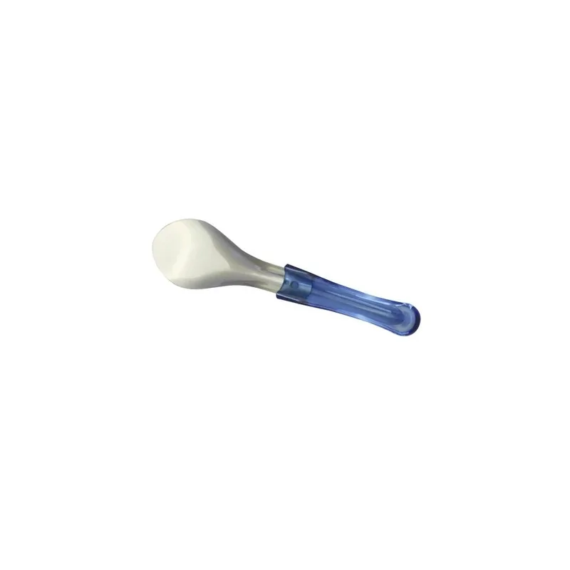 Stainless Steel Gelato Ice Cream Spatula - Blue Handle - 260 mm x 65 mm x 15 mm
