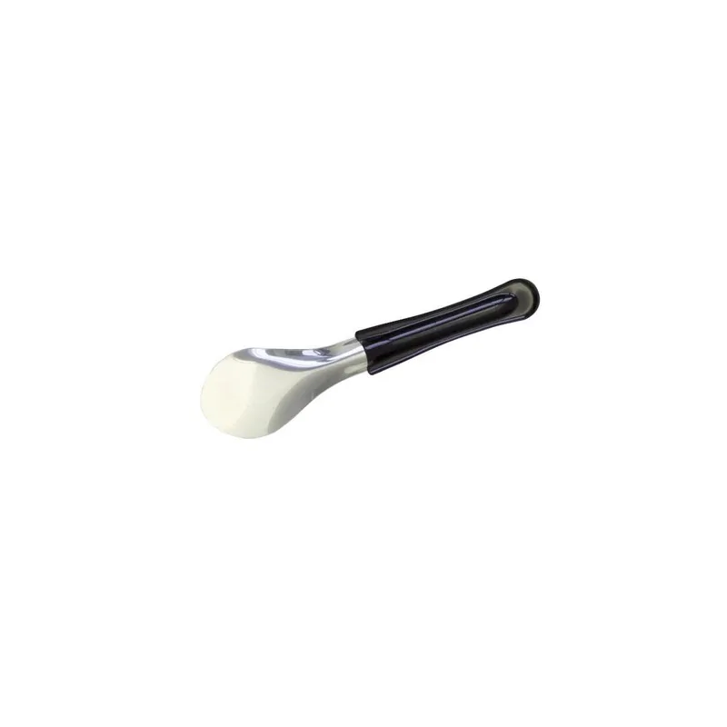 Stainless Steel Gelato Ice Cream Spatula - Black Handle - 260 mm x 65 mm x 15 mm Stainless Steel Gelato Ice Cream Spatula - Black Handle - 260 mm x 65 mm x 15 mm