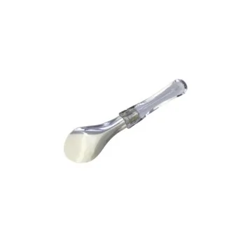 Stainless Steel Gelato Ice Cream Spatula - Transparent Handle - 260 mm x 65 mm x 15 mm