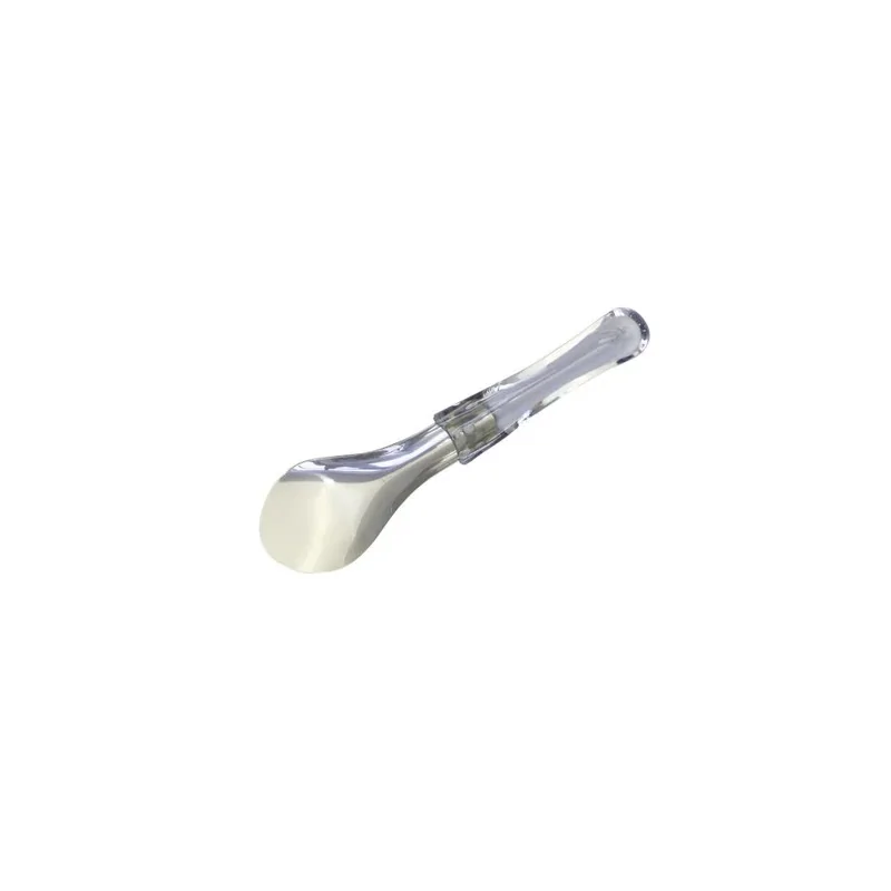 Stainless Steel Gelato Ice Cream Spatula - Transparent Handle - 260 mm x 65 mm x 15 mm
