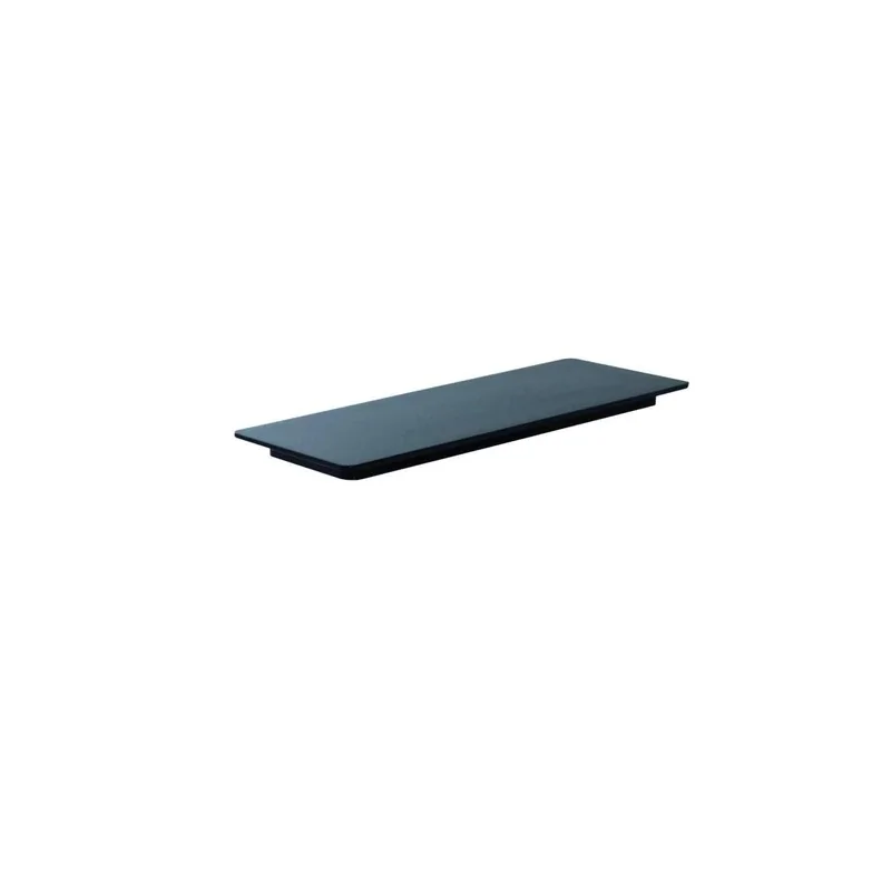Black Melamine Cake Plate - 400 mm x 150 mm x 20 mm