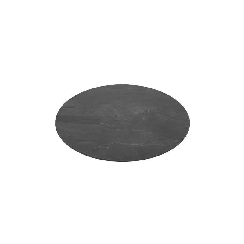 Round Plastic Slate Display Tray - Ø 400 mm